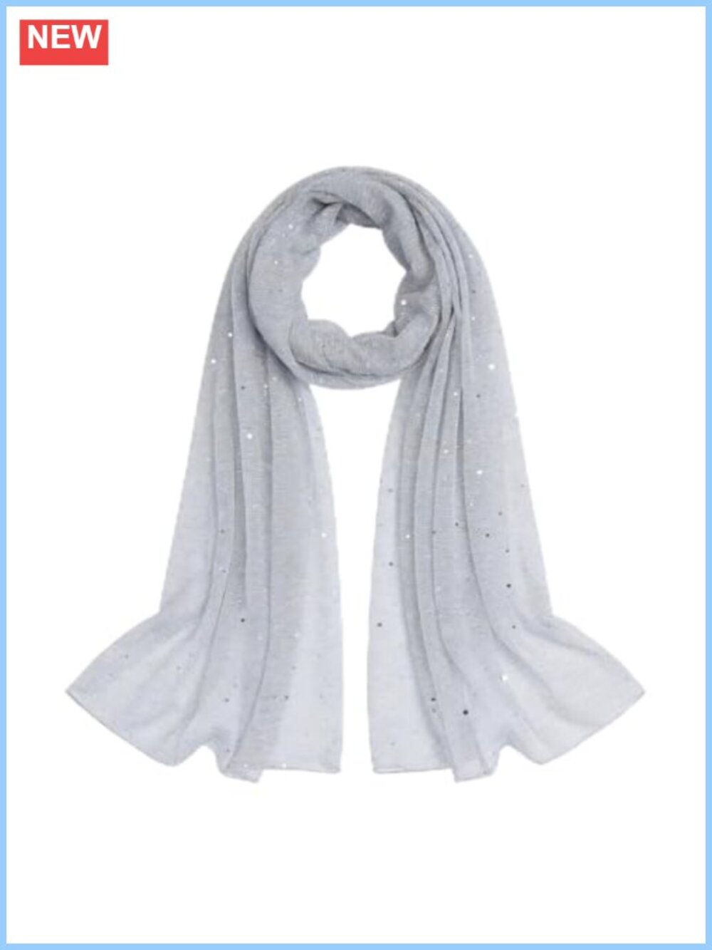 Sequin Sheer Mesh Scarf Shawl Wrap for Evening Dress Rave Party